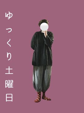 倫子-Rinkoさん（レディース・158cm）の冬コーディネート