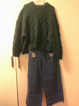 「AS as know as（エーエス アズノウアズ）のアイテム（トップス）」を使った、fuu0314さん（レディース・163cm）の冬コーディネート