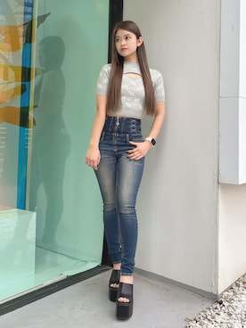 Hitomiさん（レディース・150cm）の春コーディネート