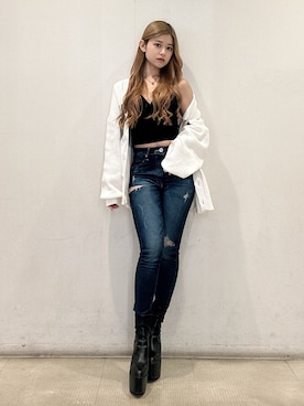 Hitomiさん（レディース・150cm）の春コーディネート