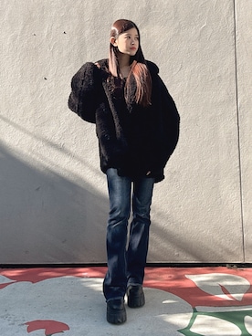 Hitomiさん（レディース・150cm）の冬コーディネート