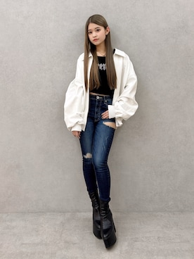 Hitomiさん(レディース・150cm)の冬コーディネート