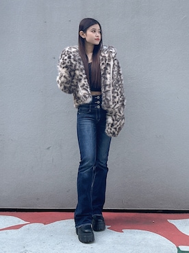 Hitomiさん（レディース・150cm）の冬コーディネート