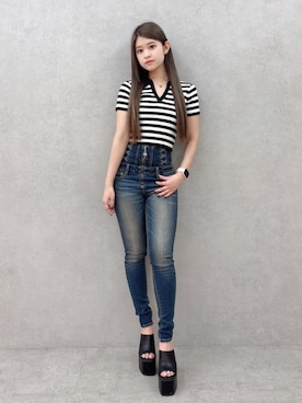 Hitomiさん(レディース・150cm)の春コーディネート