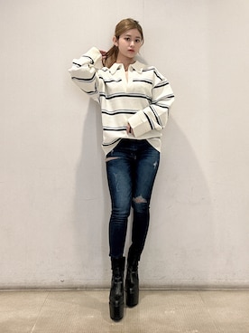 Hitomiさん（レディース・150cm）の春コーディネート