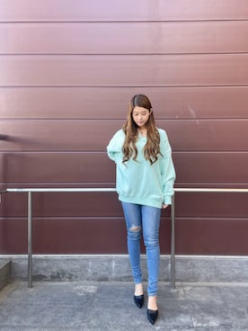 Hitomiさん（レディース・150cm）の春コーディネート