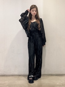 SPARKLEサテンプリーツロンパース｜ジェイダ（GYDA）公式通販｜RUNWAY