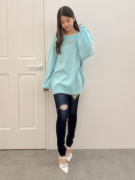 「GYDA（ジェイダ）のアイテム」を使った、Hitomiさん（骨格ウェーブ・レディース・150cm）の冬コーディネート