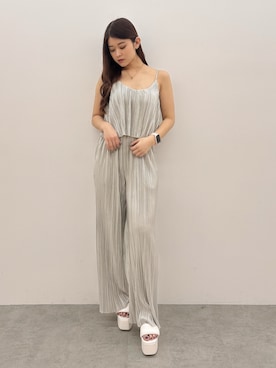 「GYDA（ジェイダ）のアイテム」を使った、Hitomiさん（骨格ウェーブ・レディース・150cm）の春コーディネート