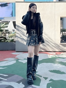 Hoodie Fake Leatherコート｜ジェイダ（GYDA）アウトレット公式通販