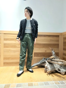 「RODE SKO」｜「アイテム（ダウンジャケット/コート）」を使った、yukiさん（レディース・163cm）の冬コーディネート
