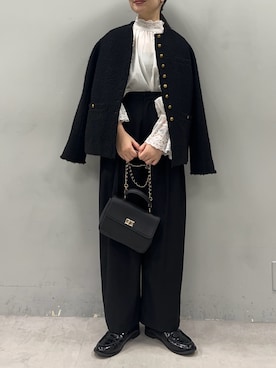 staff Eさん(レディース・155cm)の冬コーディネート