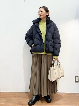 ちばななこさん（レディース・154cm）の冬コーディネート