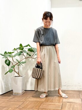 ちばななこさん（レディース・154cm）の夏コーディネート