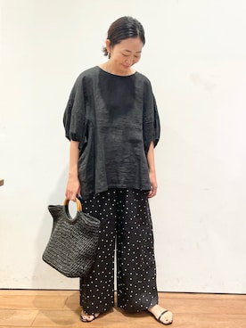 ちばななこさん（レディース・154cm）の夏コーディネート