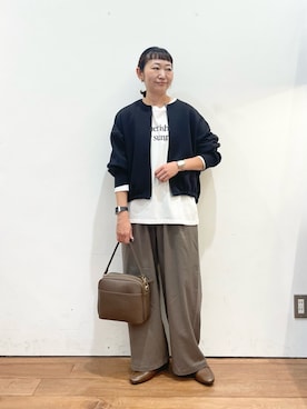 ちばななこさん（レディース・154cm）の秋コーディネート