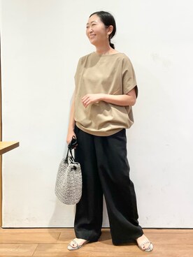 ちばななこさん（レディース・154cm）の夏コーディネート