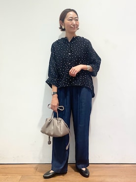 ちばななこさん（レディース・154cm）の夏コーディネート