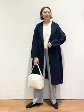 「ママファッション」｜「アイテム（その他アウター）」を使った、urd_nanakoさん（レディース・154cm）の春コーディネート