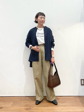 ちばななこさん（レディース・154cm）の秋コーディネート