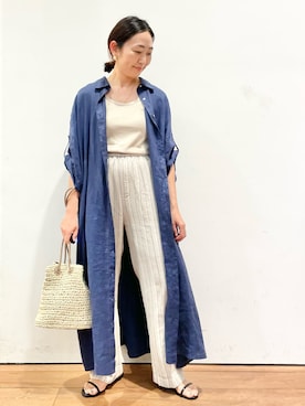 ちばななこさん（レディース・154cm）の夏コーディネート