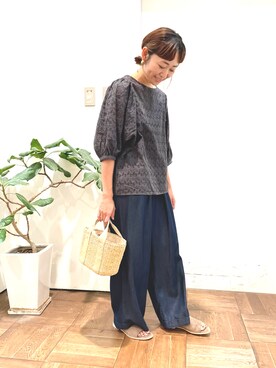 ちばななこさん(レディース・154cm)の夏コーディネート