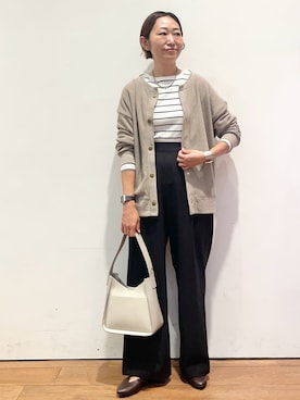 「URBAN RESEARCH DOORS（アーバンリサーチドアーズ）のアイテム」を使った、ちばななこさん（レディース・154cm）の秋コーディネート