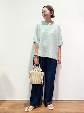 ちばななこさん(レディース・154cm)の夏コーディネート