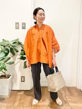 ちばななこさん（レディース・154cm）の夏コーディネート