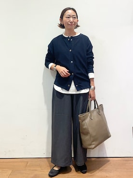 「st2508」｜ちばななこさん（レディース・154cm）の秋コーディネート