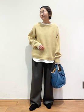 「RODE SKO（ロデスコ）のアイテム」を使った、ちばななこさん（レディース・154cm）の秋コーディネート