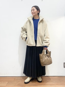 ちばななこさん（レディース・154cm）の冬コーディネート