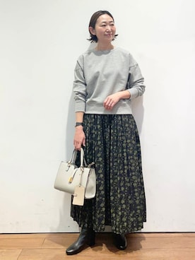 ちばななこさん(レディース・154cm)の冬コーディネート