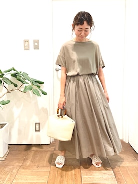 ちばななこさん（レディース・154cm）の夏コーディネート