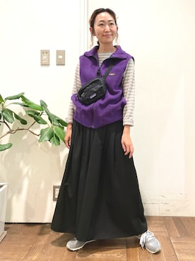 ちばななこさん（レディース・154cm）の秋コーディネート