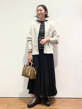 「アーバンリサーチドアーズ」｜ちばななこさん（レディース・154cm）の冬コーディネート