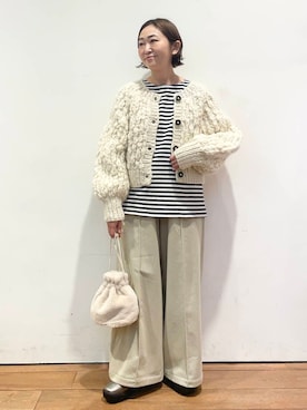 ちばななこさん（レディース・154cm）の冬コーディネート