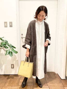 ちばななこさん（レディース・154cm）の冬コーディネート