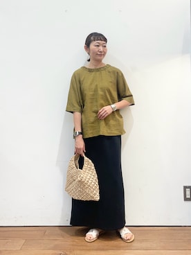 ちばななこさん(レディース・154cm)の夏コーディネート