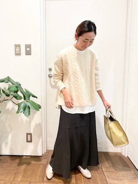 ちばななこさん（レディース・154cm）の秋コーディネート