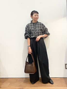 「FORK&SPOON（フォークアンドスプーン）のアイテム」を使った、ちばななこさん（レディース・154cm）の秋コーディネート