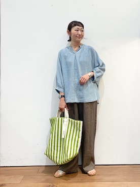 ちばななこさん(レディース・154cm)の夏コーディネート