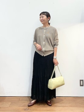 「URBAN RESEARCH DOORS(アーバンリサーチドアーズ)のアイテム(ハンドバッグ)」を使った、ちばななこさん(レディース・154cm)の秋コーディネート