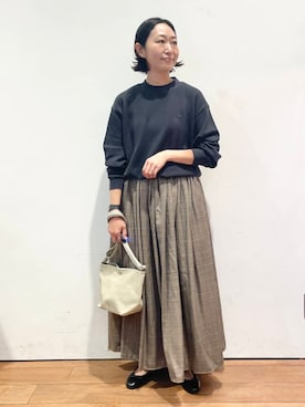 ちばななこさん（レディース・154cm）の秋コーディネート