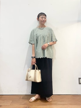ちばななこさん(レディース・154cm)の夏コーディネート