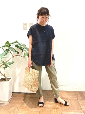 ちばななこさん(レディース・154cm)の夏コーディネート