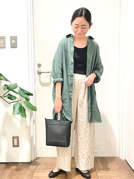 ちばななこさん（レディース・154cm）の春コーディネート