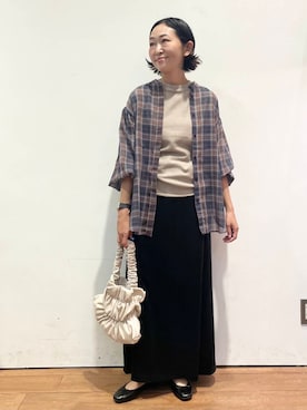 ちばななこさん(レディース・154cm)の秋コーディネート