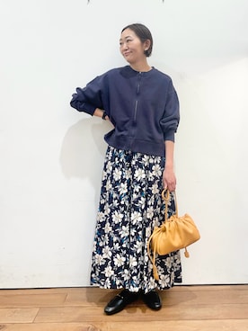 ちばななこさん(レディース・154cm)の春コーディネート