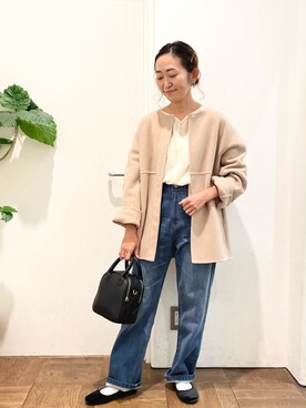 ちばななこさん(レディース・154cm)の秋コーディネート